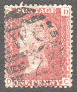 Great Britain Scott 33 Used Plate 167 - DC - Click Image to Close